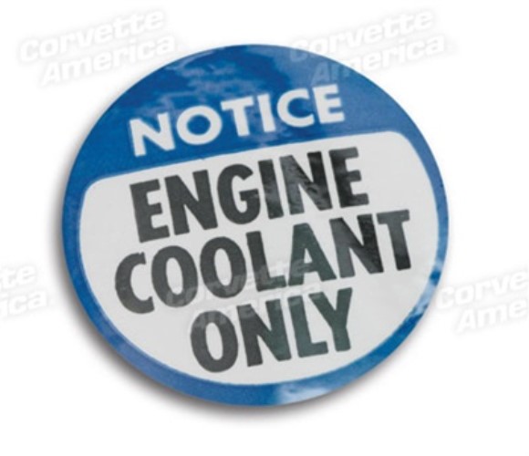 Decal. Coolant Warning 78-81