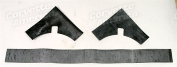 Radiator Support Seals. 3 Piece Set 58-62