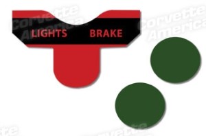 Lenses. Turn Signal/Brake 3 Piece Set 63-67