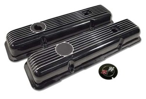 Valve Cover. Black Aluminum 78-82