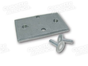 Seat Mounting Nut Plate. Rear 63-66