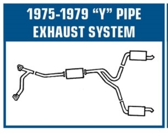 Exhaust System. W/O A.I.R. W/Converter - Round Mufflers 76