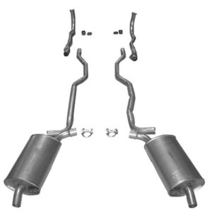 Exhaust System. 2 Inch - Separate Secondary Pipe & Muffler 63