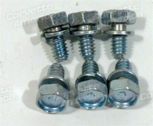 Lower Ignition Shield Bracket Bolts. 6 Piece 63-67