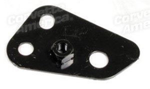 Hood Latch Bracket. LH 84-96