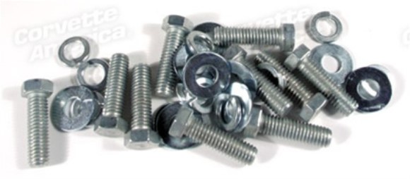 Rear Bumper Bolt Set. WB Headmark 30 Piece Set 61-62