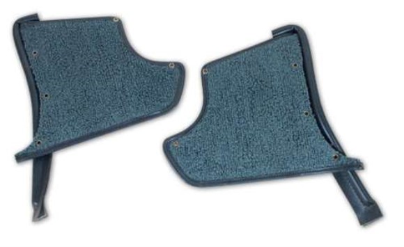 Kick Panels With Carpet. Teal 67