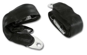 Seat Belts. Black 59-62