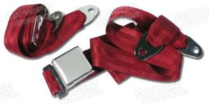 Seat Belts. Red 59-62