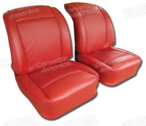 Vinyl Seat Covers. Red 61