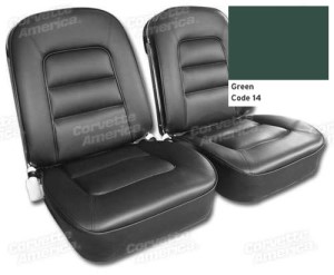 Vinyl Seat Covers. Green 65