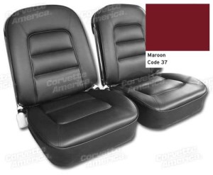 Vinyl Seat Covers. Maroon 65