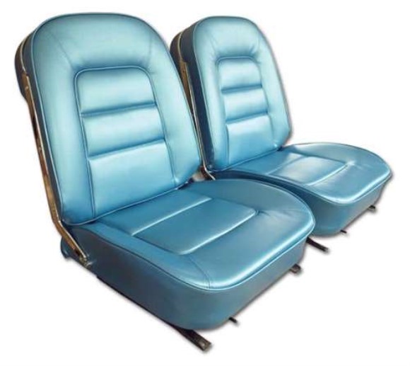 Vinyl Seat Covers. Bright Blue 65