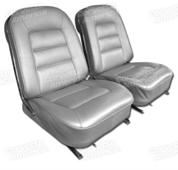 Vinyl Seat Covers. Silver 65