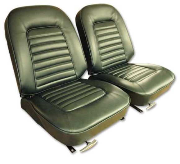 Vinyl Seat Covers. Green 66