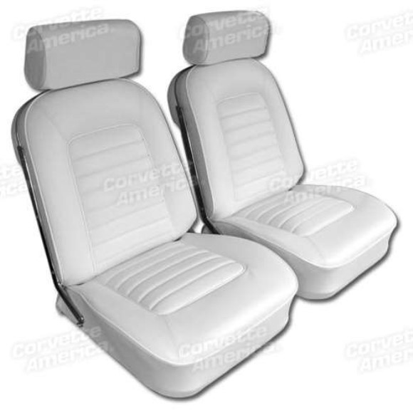 Vinyl Seat Covers. White 66