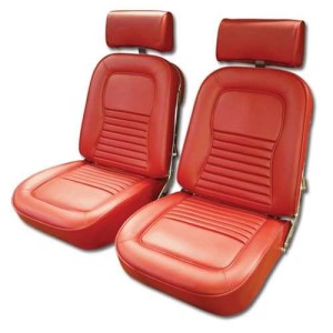 Vinyl Seat Covers. Red 67