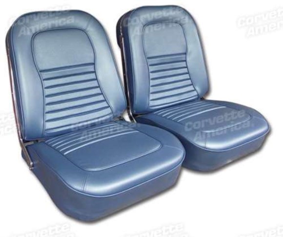 Vinyl Seat Covers. Bright Blue 67