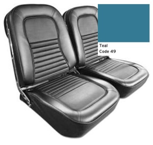 Vinyl Seat Covers. Teal 67