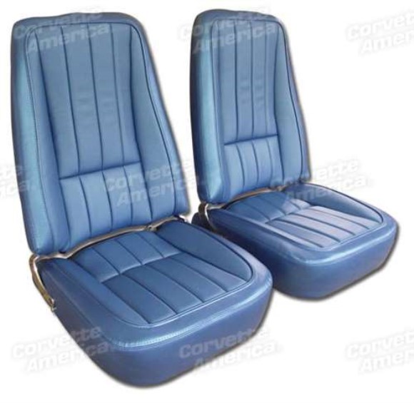 Vinyl Seat Covers. Bright Blue 69