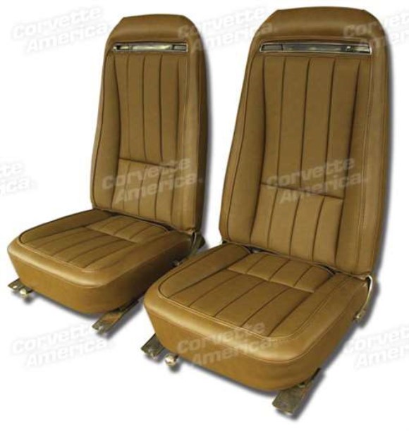 Vinyl Seat Covers. Dark Saddle 70-72