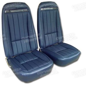 Vinyl Seat Covers. Dark Blue 75