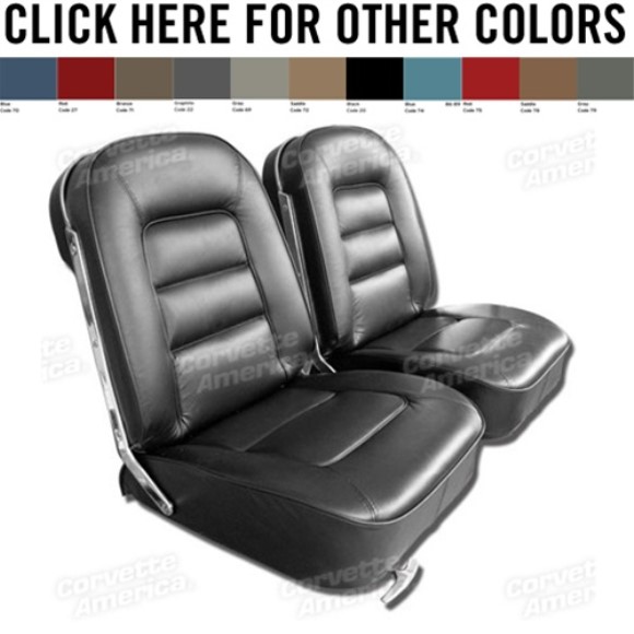 Leather Seat Covers. Black 65