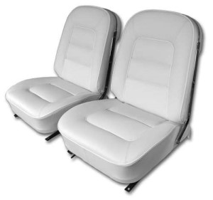 Leather Seat Covers. White 65