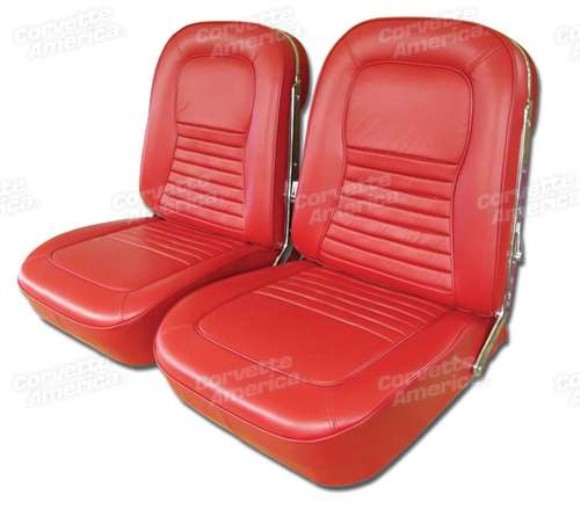 Leather Seat Covers. Red 67