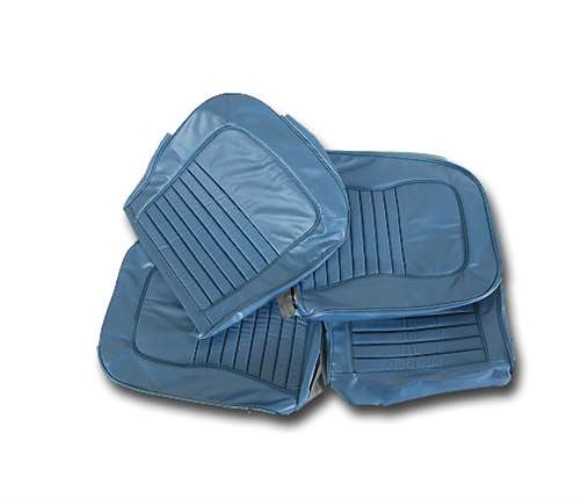 Leather Seat Covers. Bright Blue 67