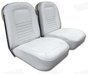 Leather Seat Covers. White 67