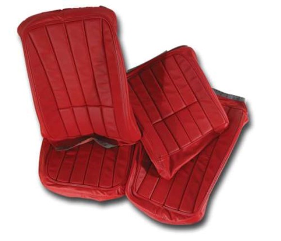 Leather Seat Covers. Red 68