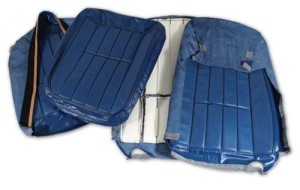 Leather Seat Covers. Dark Blue 68