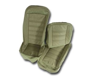 Leather Seat Covers. Neutral Leather/Vinyl Original 75