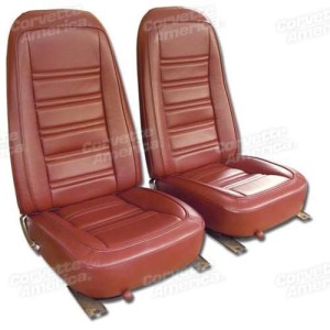 Leather Seat Covers. Saffron Leather/Vinyl Original 78