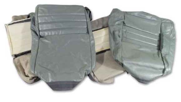 Leather Seat Covers. Silvergreen 100%-Leather 4--Bolster 82