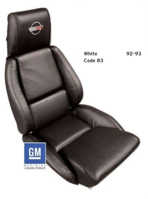 Embroidered Leather Seat Covers. 35Th Anniversary Sport 88