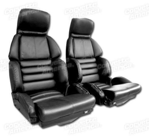 Leather Seat Covers. Black Sport 91-92