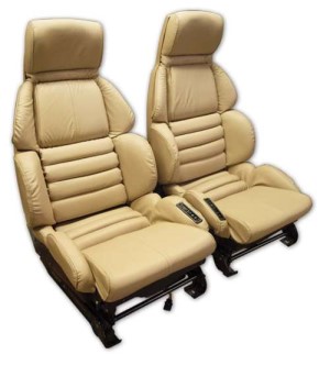 Leather Seat Covers. Beige Sport 92