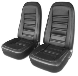 Leather Like Seat Covers. Black 76-78