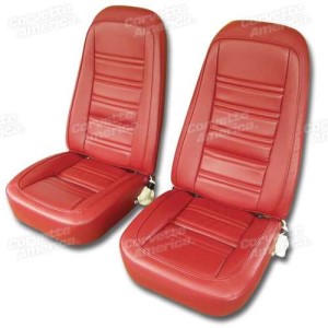 Leather Like Seat Covers. Red 77-78