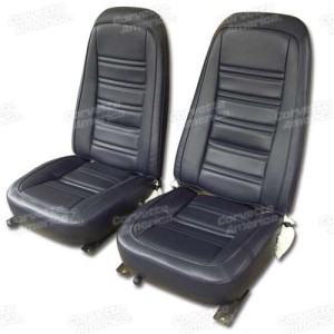 Leather Like Seat Covers. Dark Blue 78