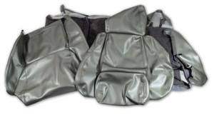 Leather Like Seat Covers. Gray Standard 84-87