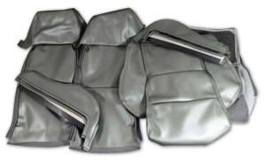 Leather Like Seat Covers. Gray Sport 84-87