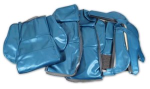 Leather Like Seat Covers. Blue Sport 86-88