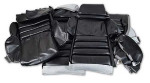 Leather Like Seat Covers. Black Sport 89-90