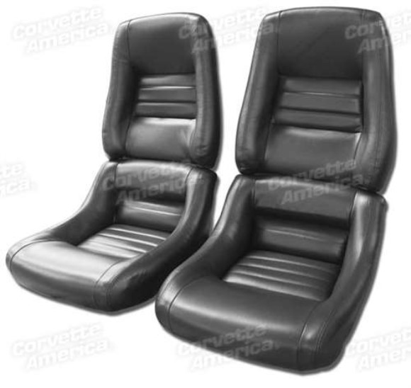 Mounted Leather Seat Covers. Charcoal 100%-Leather 4--Bolster 82