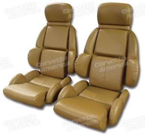 Mounted Leather Like Seat Covers. Saddle Standard 89-91