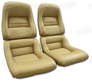 Mounted Leather Seat Covers. Camel 100%-Leather 2--Bolster 81-82