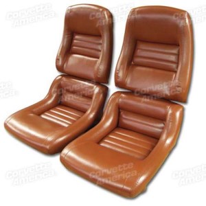 Mounted Leather Like Seat Covers. Cinnabar 2--Bolster 81